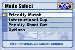 International Superstar Soccer screenshot 4 for GameBoy Advance